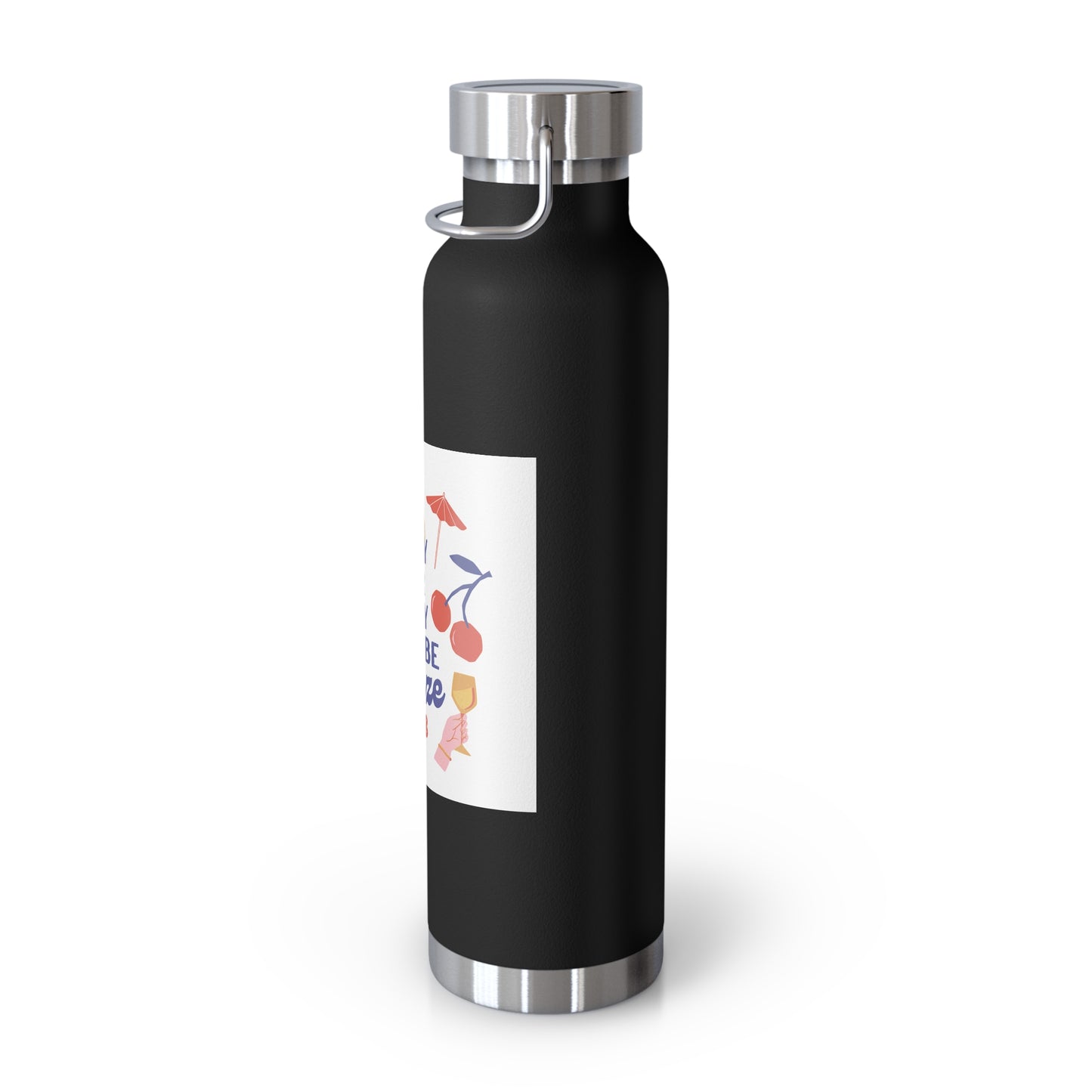 May or May Not Be Booze Insulated Water Bottle - 22oz Copper Flask for Fun Gatherings
