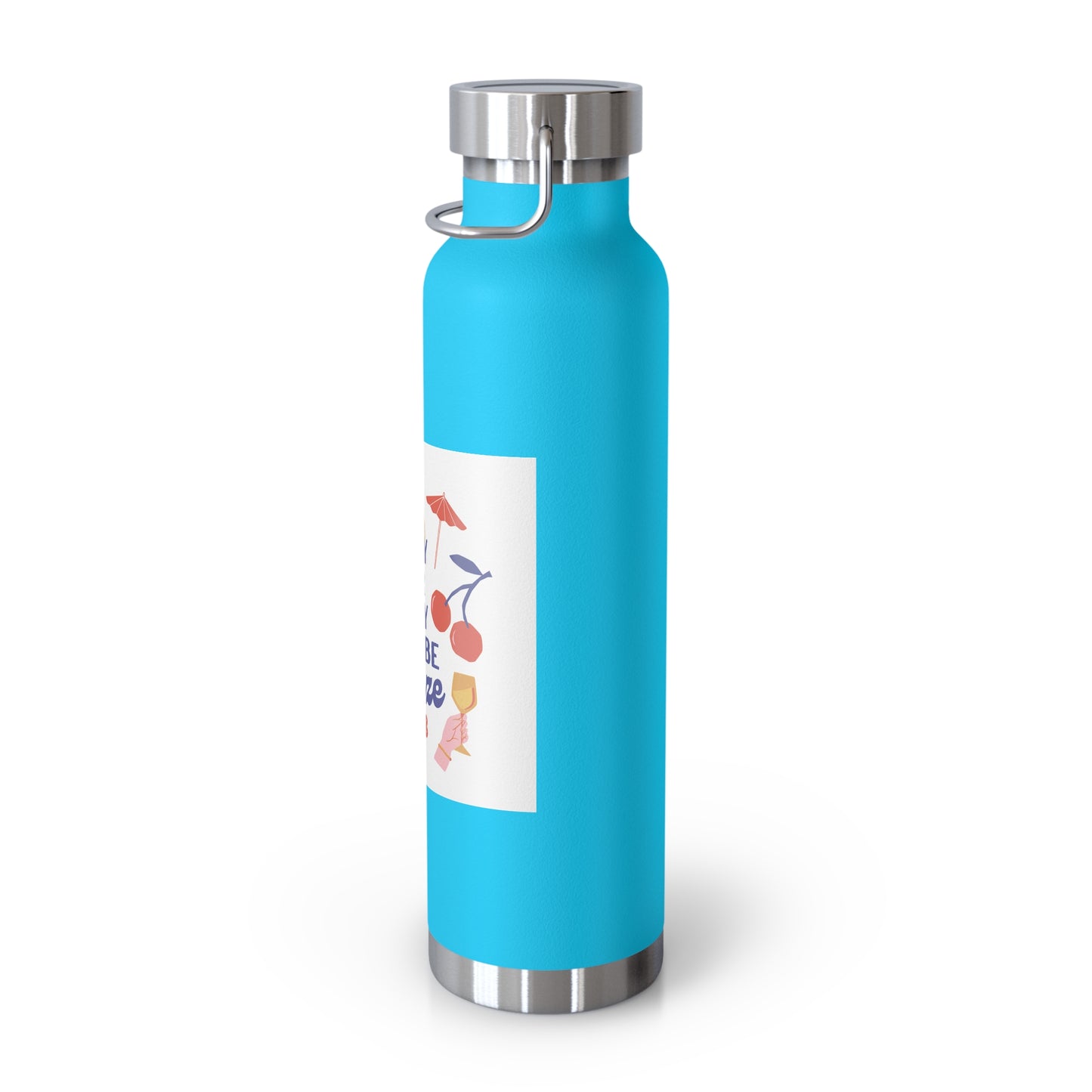 May or May Not Be Booze Insulated Water Bottle - 22oz Copper Flask for Fun Gatherings