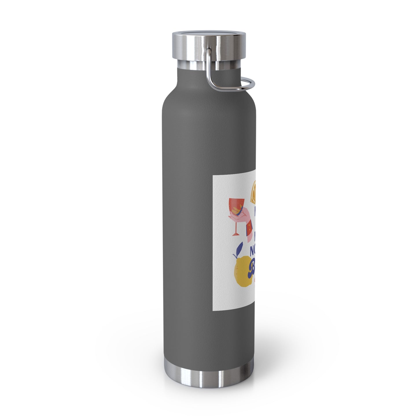 May or May Not Be Booze Insulated Water Bottle - 22oz Copper Flask for Fun Gatherings