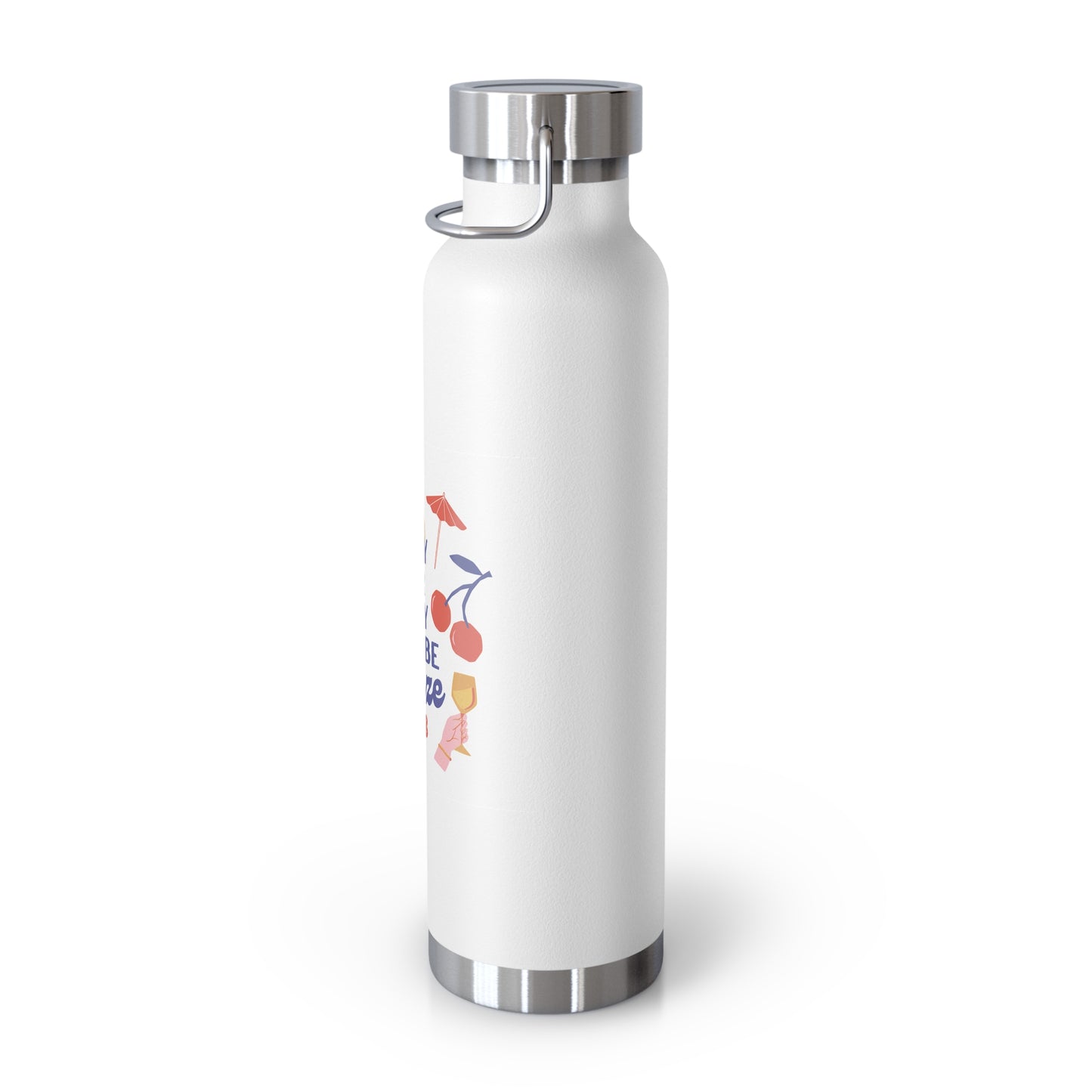 May or May Not Be Booze Insulated Water Bottle - 22oz Copper Flask for Fun Gatherings